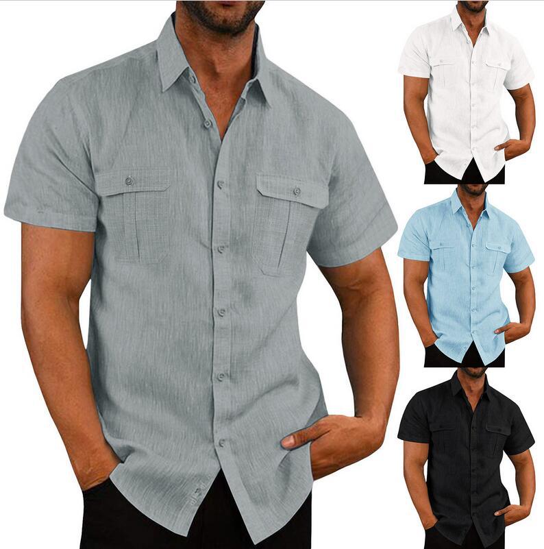 LORVENE Minimal Satin Shirt