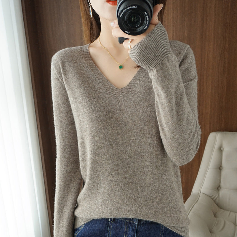 LORVENE Ribbed Knit Sweater
