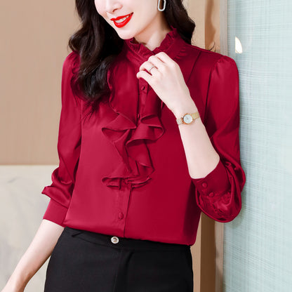 LORVENE Chic Relaxed Shirt