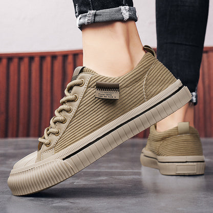 Men’s Corvin Textured Canvas Sneakers
