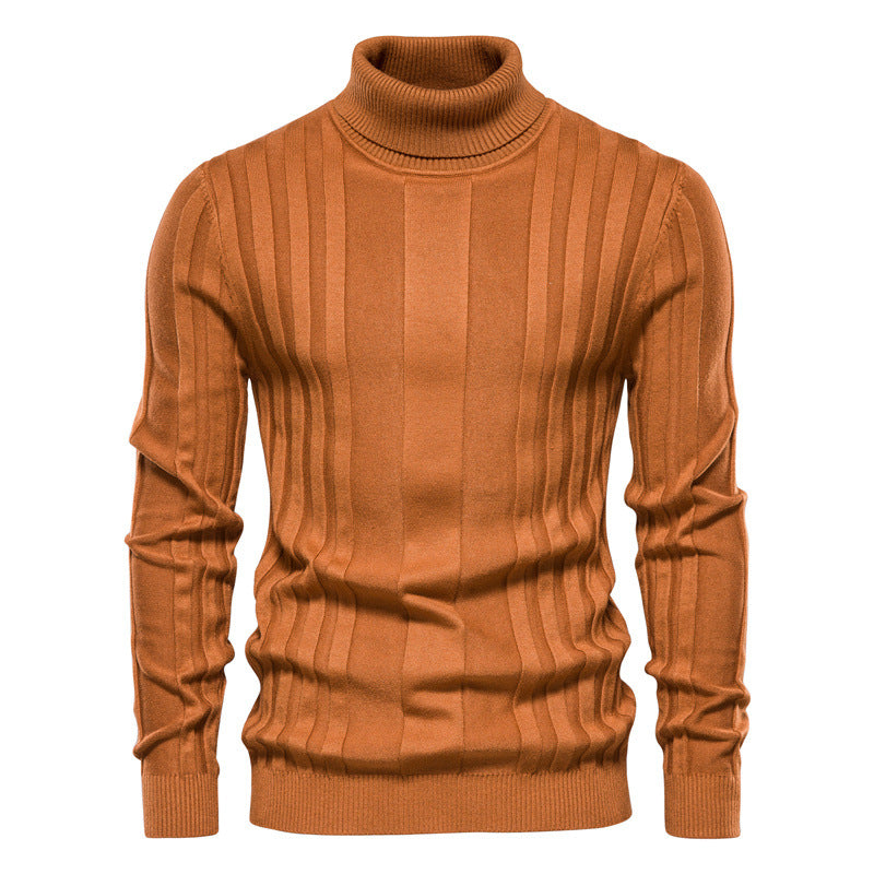 LORVENE Gentle Turtleneck Top Rib