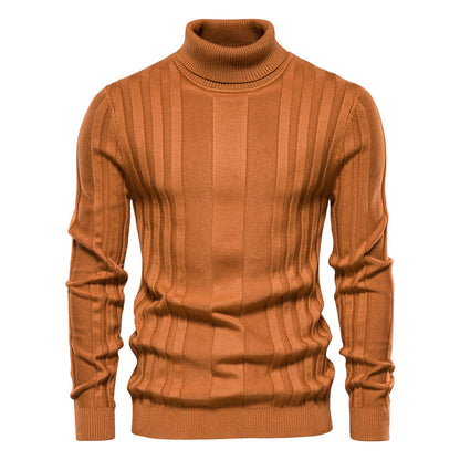 LORVENE Gentle Turtleneck Top Rib