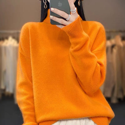 LORVENE Luxe Rib Turtleneck