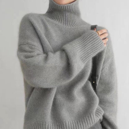 LORVENE Luxe Rib Turtleneck