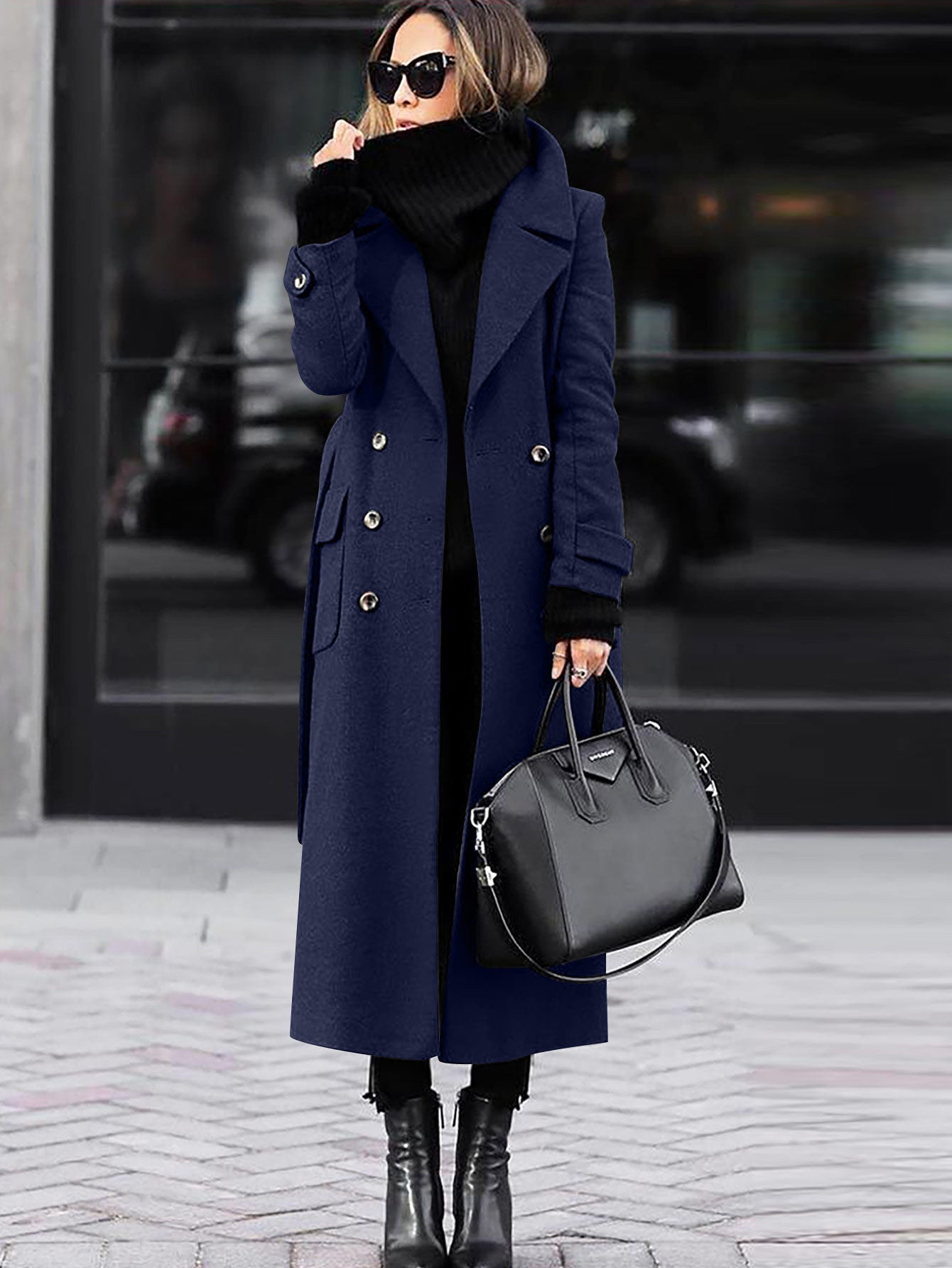 LORVENE Classic Wool Coat