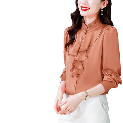 LORVENE Chic Relaxed Shirt