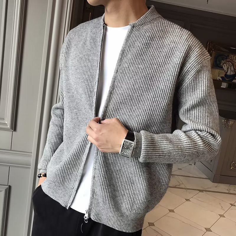 LORVENE Plush Wool Cardigan
