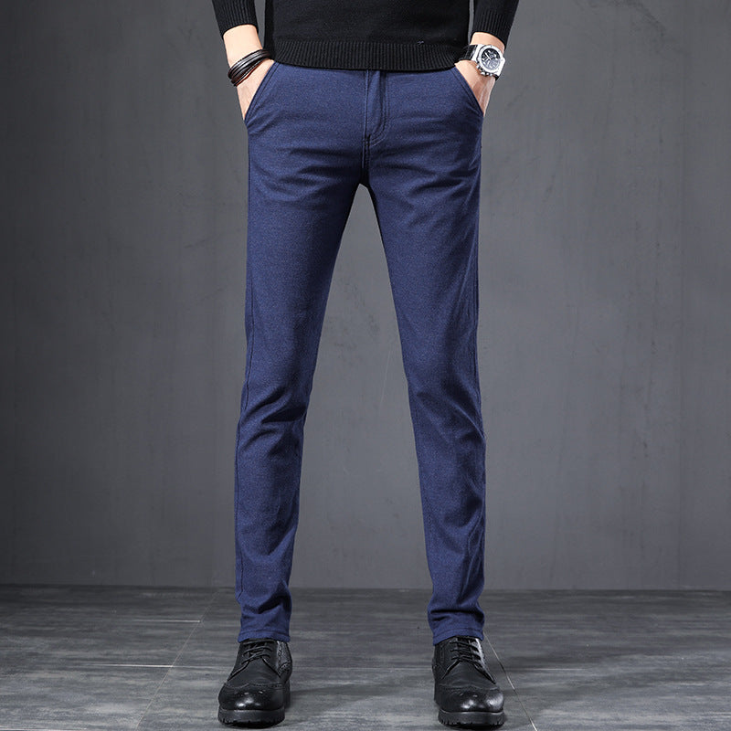 LORVENES Everyday Office Slim Fit Trousers