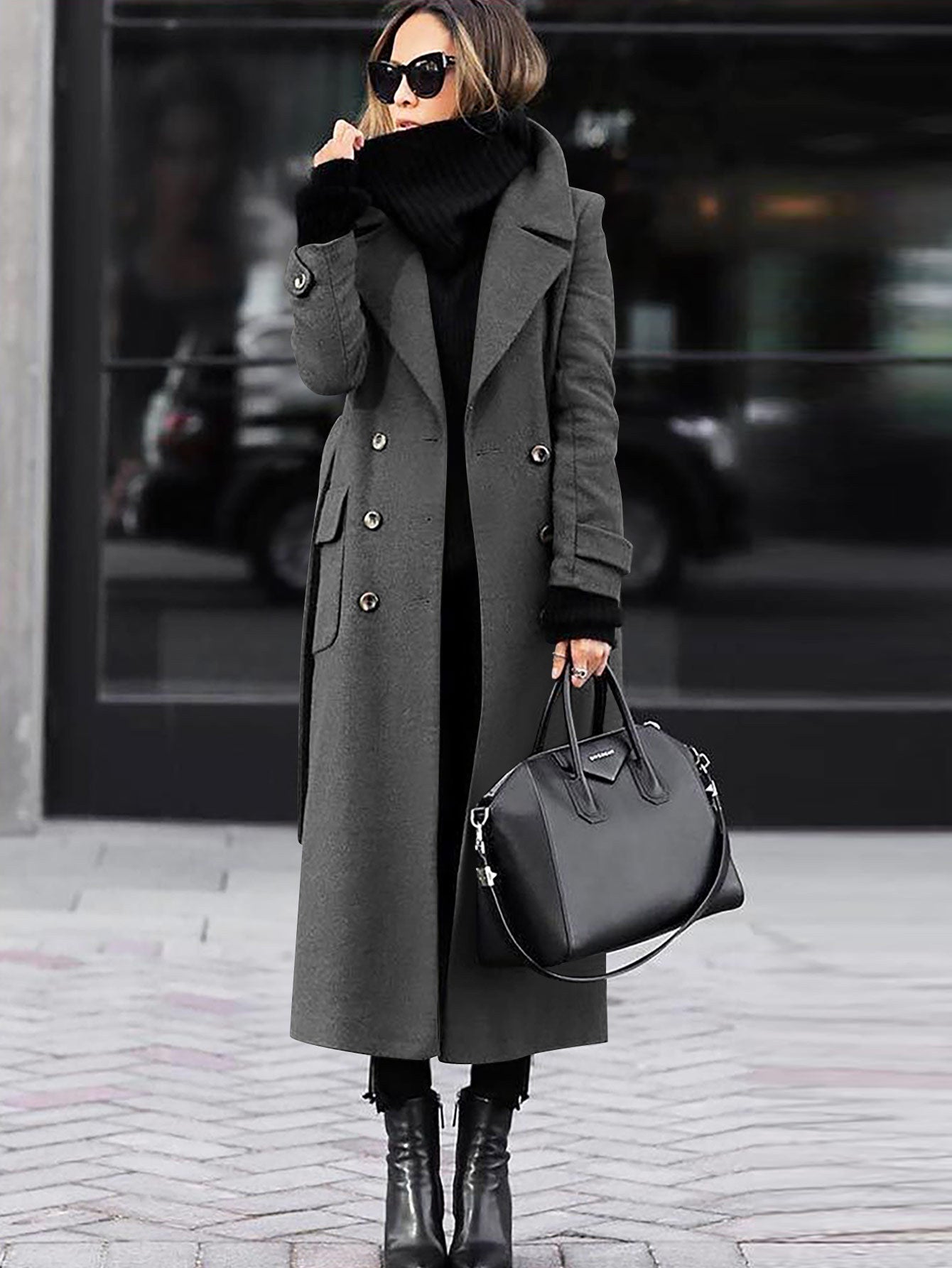 LORVENE Classic Wool Coat