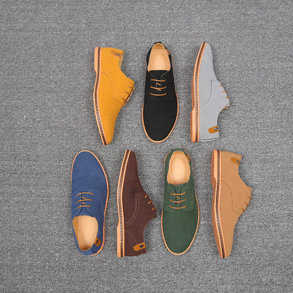 Men’s Casual Suede Oxford Shoes