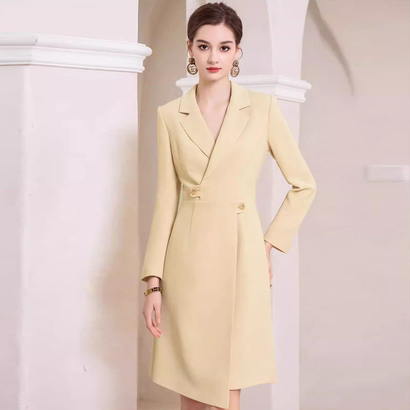 LORVENE Elegant Satin Dress