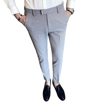 LORVENES Classic Comfort Office Trousers