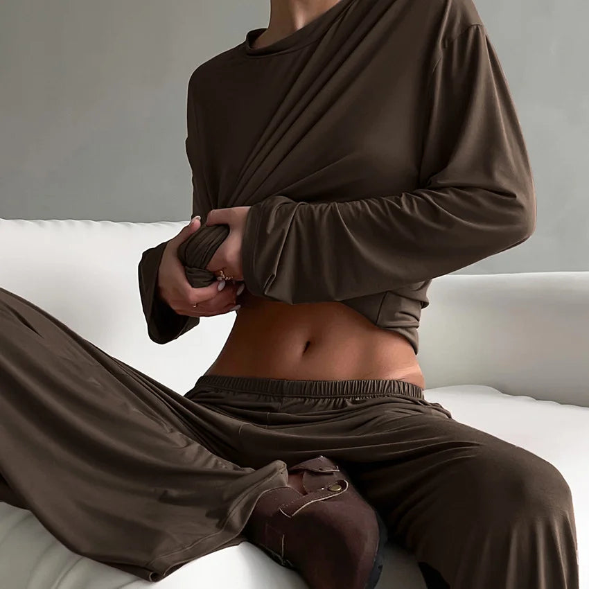 Knit Pajama Lounge Set