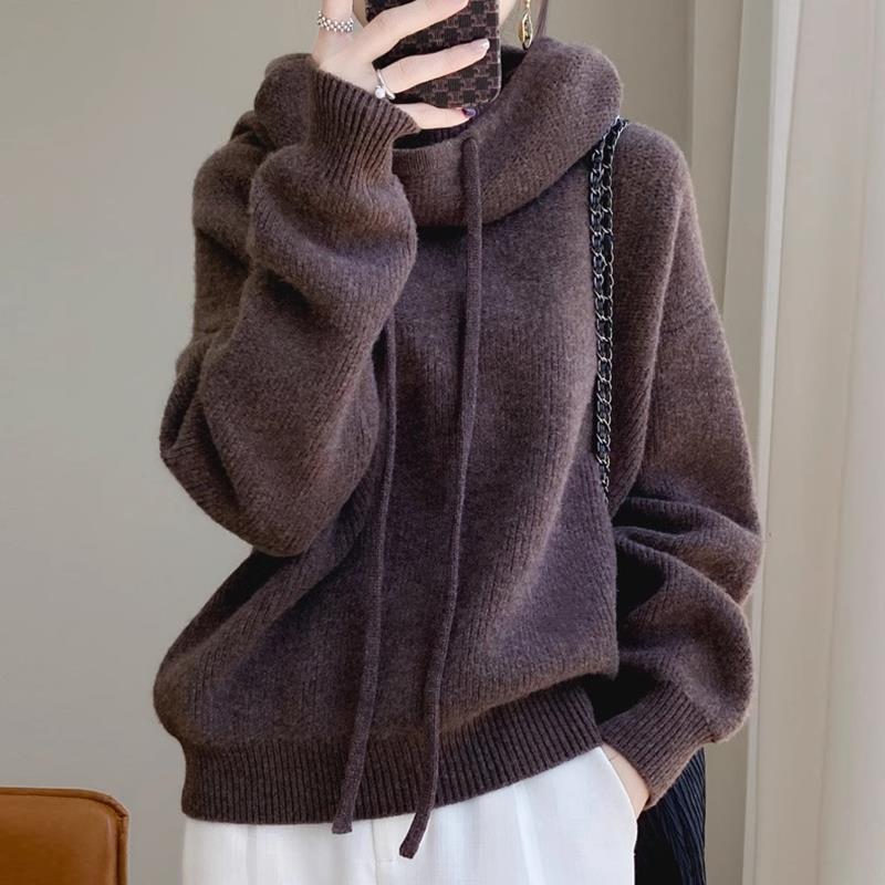 Cozy Knit Hooded Sweater