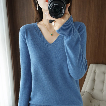 LORVENE Ribbed Knit Sweater