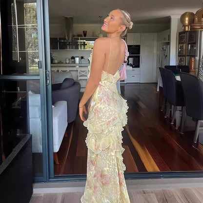 LORVENE Satin Beautiful Glow Dress