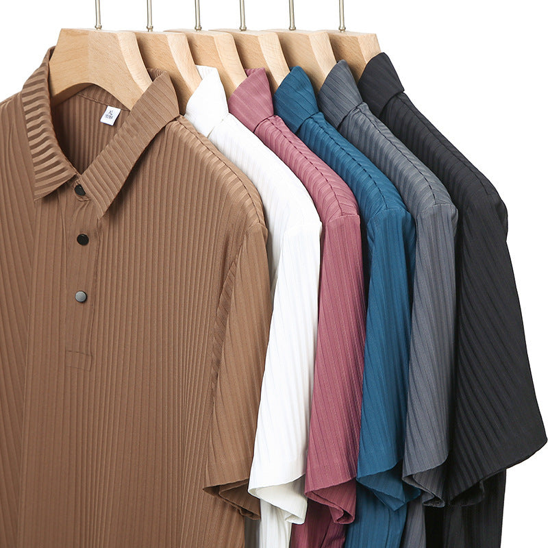 LORVENE Minimalist Polo Shirt