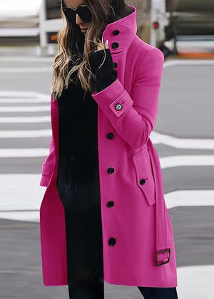 Structured Wrap Coat