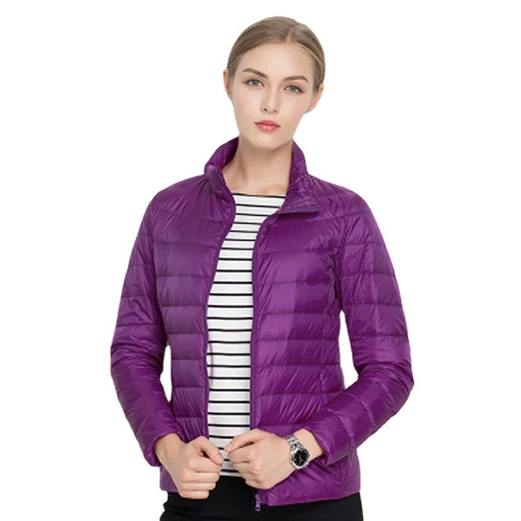 LORVENE Zip Front Bomber Jacket