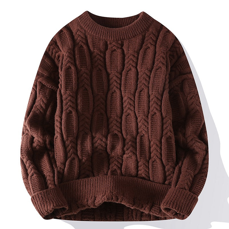 LORVENE Heritage Wool Turtleneck Sweater