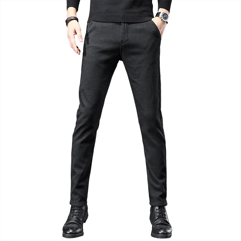 LORVENES Everyday Office Slim Fit Trousers