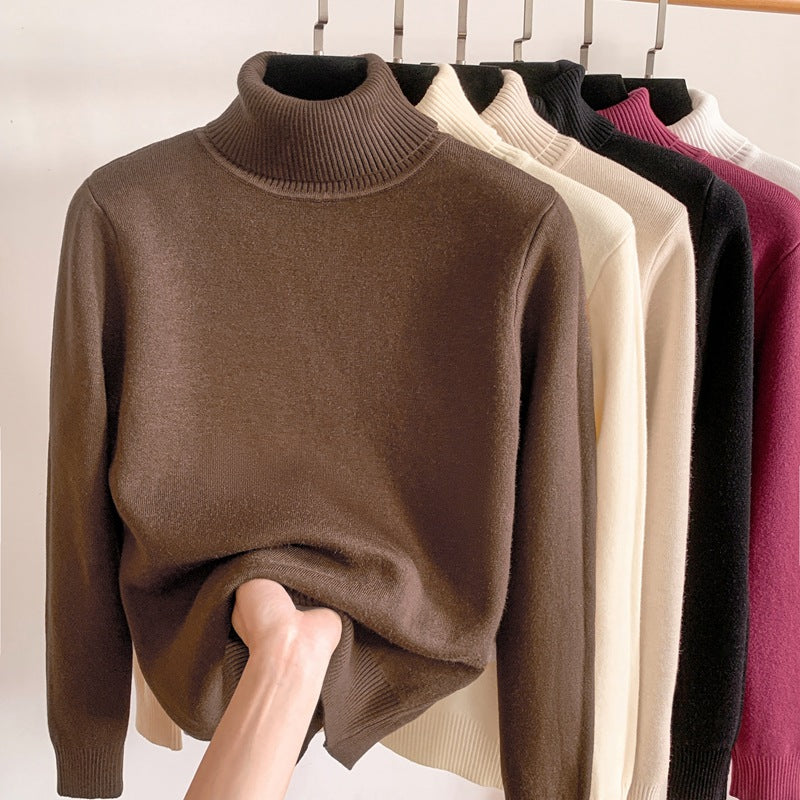 LORVENE Slim Fit High Neck Top