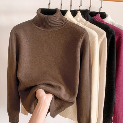 LORVENE Slim Fit High Neck Top