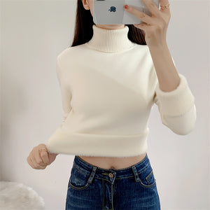 Stretch Fit Turtleneck High neck