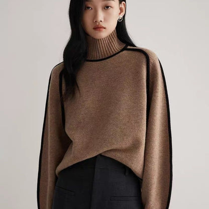 LORVENE Cozy Turtleneck Sweater