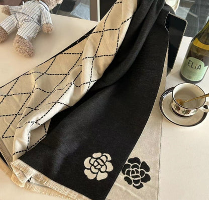 LORVENE Handcrafted Wool Shawl