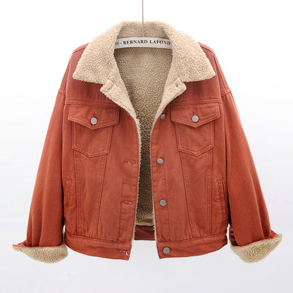 LORVENE Quilted Leather Jacket