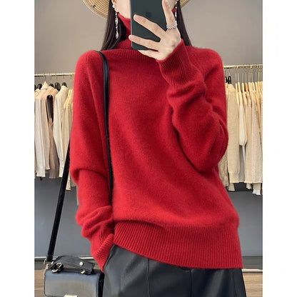 LORVENE Luxe Rib Turtleneck