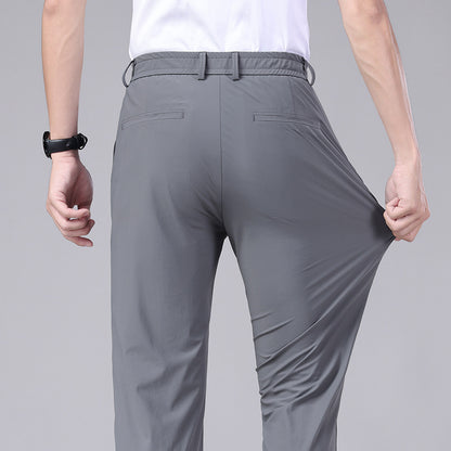 LORVENES Classic Slim Fit Business Trousers