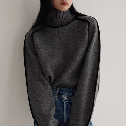 LORVENE Cozy Turtleneck Sweater