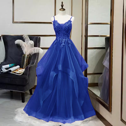 LORVENE Layered Pleated Dress