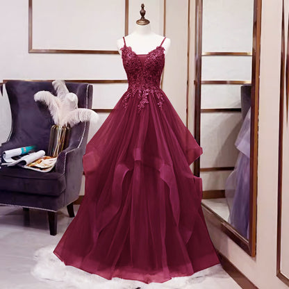 LORVENE Layered Pleated Dress