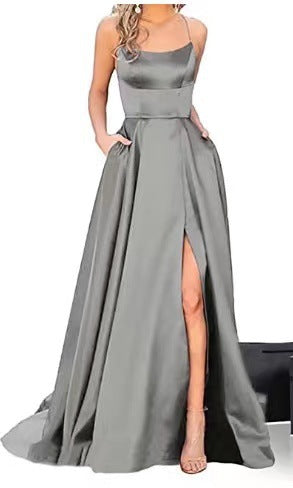 LORVENE Pure Satin Maxi