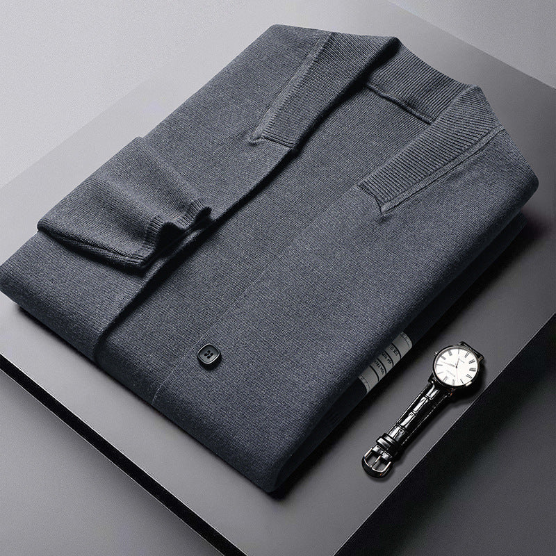 LORVENE Pure Wool Cardigan