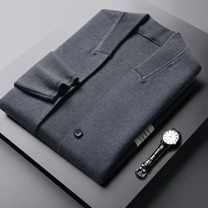 LORVENE Pure Wool Cardigan