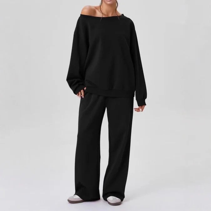 Casual Knit Sweat Set