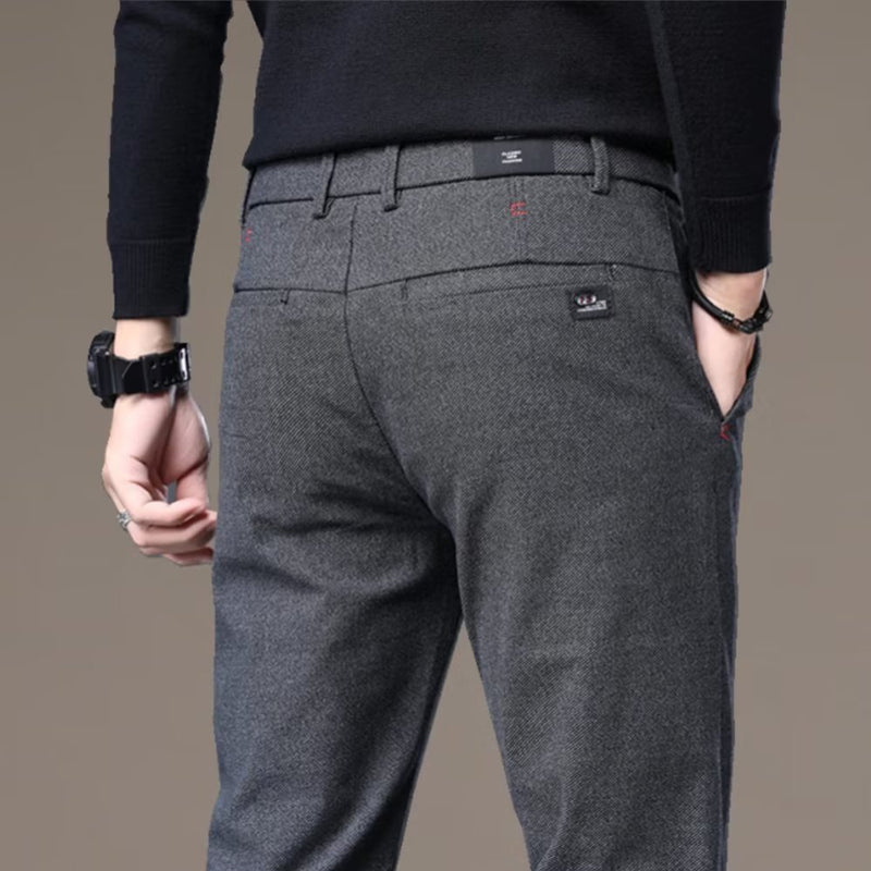 LORVENES Elegant Slim Fit Business Pants