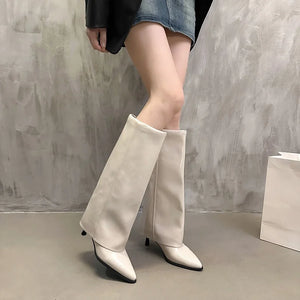 Eleganter Stiletto-Stiefel