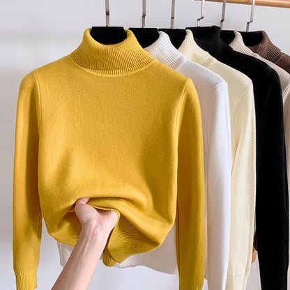 LORVENE Slim Fit High Neck Top