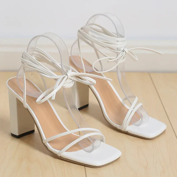 2022 summer large size foreign trade women's shoes sexy square toe straps stiletto high heels cross strap sandals for women cross-border (600x920)