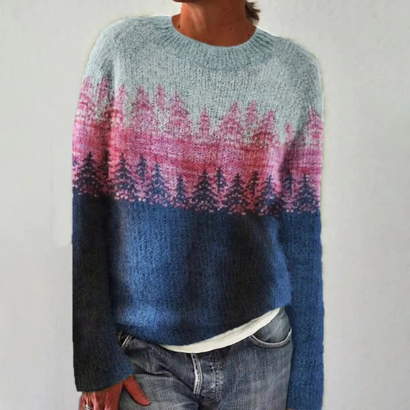 LORVENE Elegant Crewneck Sweater