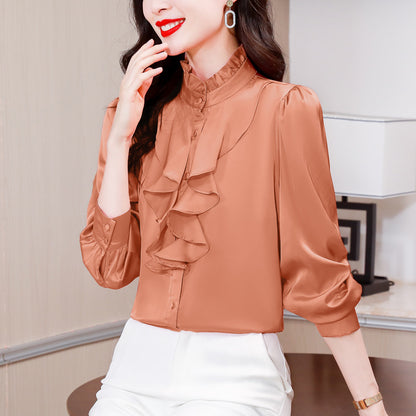 LORVENE Chic Relaxed Shirt