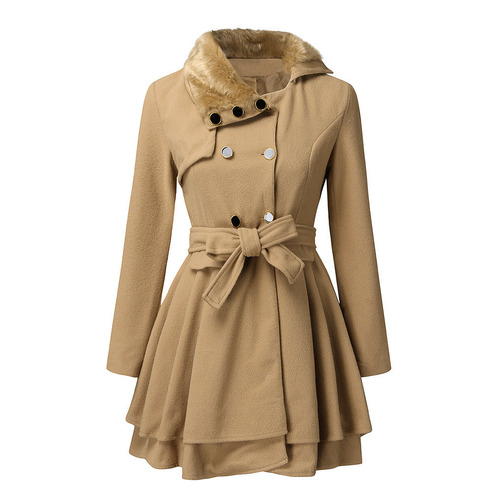 LORVENE Classic Belted Soft Coat