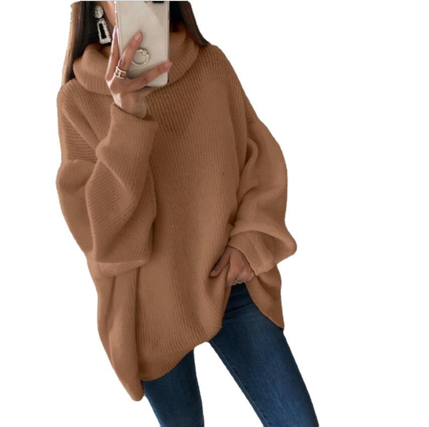 LORVENE Classic High Neck Sweater