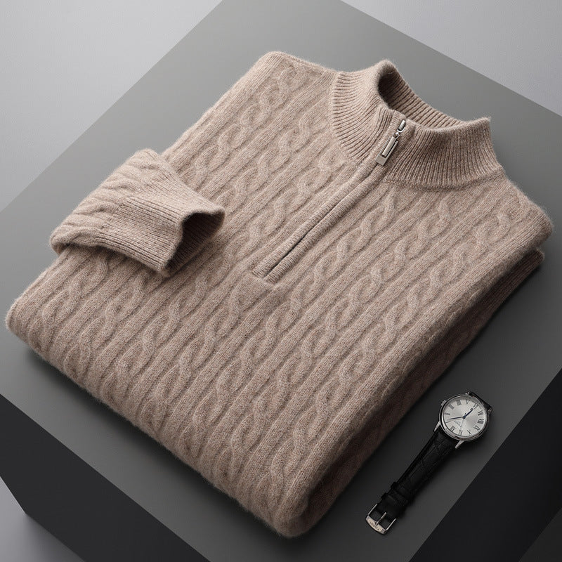 LORVENE Classic High Neck Sweater
