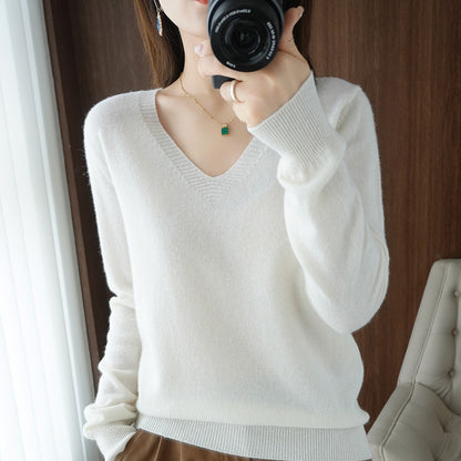 LORVENE Ribbed Knit Sweater